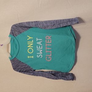 Danskin Now I Only Sweat Glitter Shirt